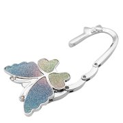Custom Metal Butterfly Hook Bag Buckle Smooth Frosted Surface Ladies' Clutch Bag Accessory Portable Table Edge Hook - Image 5