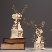 American Country Style Customizable Decorative Ornament Windmill Model Bar Coffee Living Room Shop Decoration Creative Display Gift - Image 5