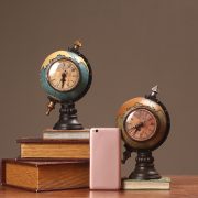 American Retro Customizable Decorative Ornament Clock for Home Living Room TV Cabinet Entrance Office Desktop Decoration - Image 4