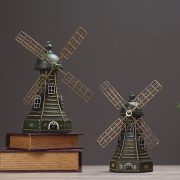 American Country Style Customizable Decorative Ornament Windmill Model Bar Coffee Living Room Shop Decoration Creative Display Gift - Image 4