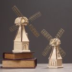 American Country Style Customizable Decorative Ornament Windmill Model Bar Coffee Living Room Shop Decoration Creative Display Gift