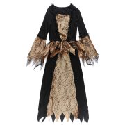 Luxurious Gold Cosplay Witch Dress Adult Stage Performance Costume Elegant Female Gown For Theater And Entertainment Events - Image 2
