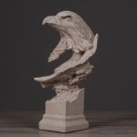 Customizable Decorative Eagle Ornament Resin Craft Business Gift Office Home Decoration Ideal for Opening Ceremony
