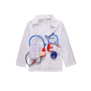 2017 New Halloween Performance Costume White Male Doctor Stage Role-playing Outfit for Children's Festival - Image 2