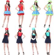Mario Adult Stage Performance Costume Super Mario Game Character Halloween Outfit Role-playing Maryo Clothing - Image 4