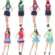 Mario Adult Stage Performance Costume Super Mario Game Character Halloween Outfit Role-playing Maryo Clothing - Image 5
