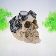 Halloween Decorative Ornaments Customizable Creative Toy Resin Skull Head Props Gag Pranks Novelty Scary Jokes Props - Image 3