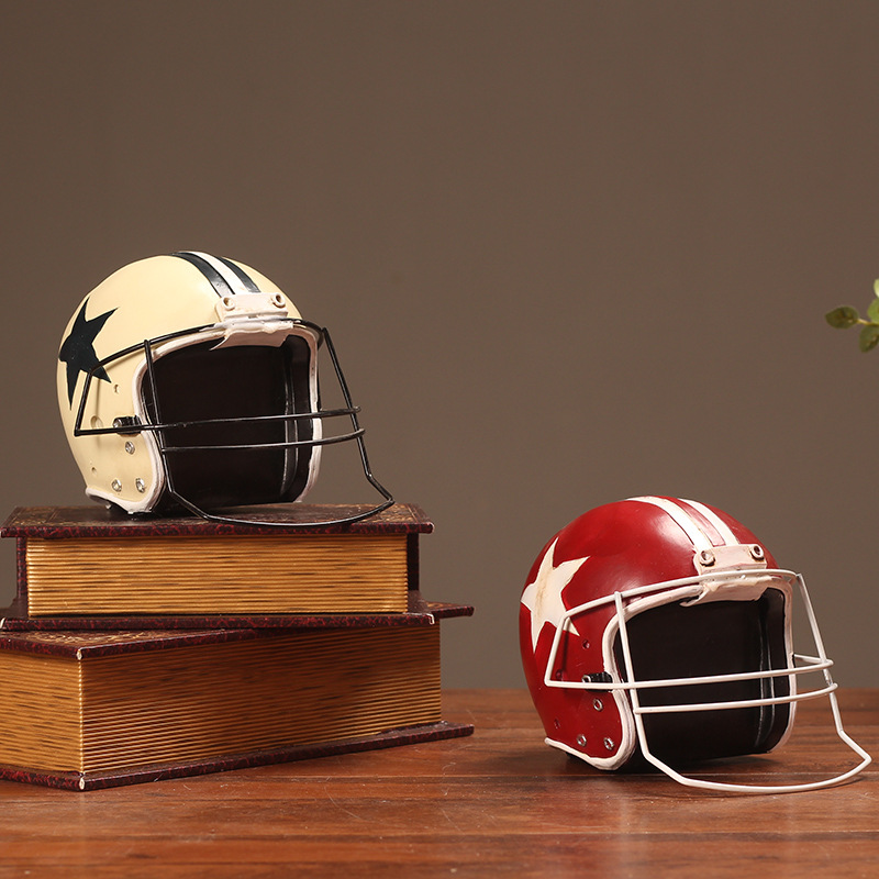 4381489888_873513809.jpg Retro American Baseball Cap Decorative Ornaments Customizable Headwear Model Retro Style Home Window Display Accessories - Image 1