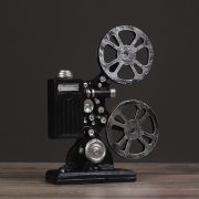 Retro Projector Model Decorative Resin Ornament Customizable Bar Cafe Photography Prop Ideal Home Decor Accessories