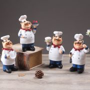 Customizable Retro Chef Decorative Ornament for Home Decor Hotel Cafe Restaurant Window Shelf Resin Craft - Image 5