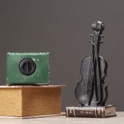 Customizable Decorative Resin Violin Model Soft Decoration Window Photography Props Club Bar Display Piece Unique Craftwork - Image 3