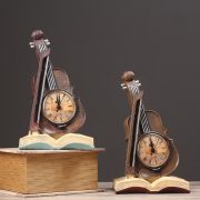 Customizable Decorative Resin Ornament for Home Office Desktop TV Cabinet Violin Clock Living Room Wall Decor - Image 4