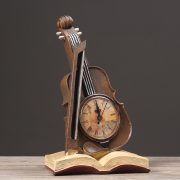 Customizable Decorative Resin Ornament for Home Office Desktop TV Cabinet Violin Clock Living Room Wall Decor - Image 5