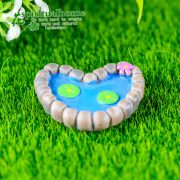 Customizable Decorative Resin Ornaments Miniature Landscape Decor Simulated Water Pool Lotus Pond Succulent Accessories Zakka Decorations - Image 3