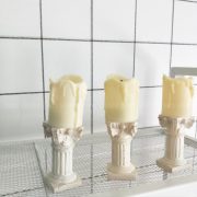 Customizable Decorative Ivory White Candlestick Ornaments Resin Craft For Live Broadcast Popular Street Stall Wholesale - Image 4