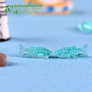 Small Spot Shark Mediterranean Style Resin Ornament Customizable Decorative Figurine for Miniature Landscape Decoration - Image 3