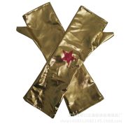 Justice League Wonder Woman Wrist Protectors Elastic Star Gloves for Adult Stage Performance Cosplay Accessories - Image 5