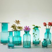 【包邮】创意款彩色玻璃花瓶欧式家居摆件玻璃工艺品摆件一件代发 - Image 4