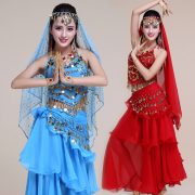 Adult Belly Dance Costume Skirt Stage Performance Outfit Indian Dance Apparel for Adult Women's Performance Wear