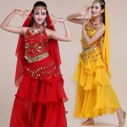 Adult Belly Dance Costume Skirt Stage Performance Outfit Indian Dance Apparel for Adult Women's Performance Wear - Image 2