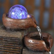 European Style Flowing Water Fountain Living Room Desktop Decoration TV Cabinet Home Decor Craft Gift Creative Lucky Bonsai Pot - Image 3