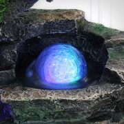 Large Landscape Rockery Water Flowing Fountain Indoor Living Room Mountain Water View Outdoor Courtyard Creative Fish Pond Standee Decoration - Image 4