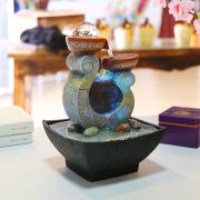 Indoor Crystal Ball Water Fountain Ornament Creative Desktop Decoration for Living Room Feng Shui Wealth Attracting Feature - Image 2