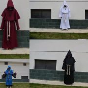 Halloween Cosplay Medieval Monk Robe Priestess Wizard Adult Stage Performance Costume for Men Women - Image 2