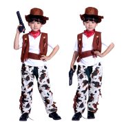 Adult Stage Performance Costume Western Cowboy Halloween Cosplay Outfit for Men Women Makeup Dance Party In Stock - Image 2