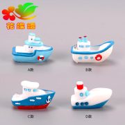 Adorable Customizable Decorative Resin Yacht Ornament Mediterranean Style Pirate Ship Miniature Landscape DIY Craft - Image 4
