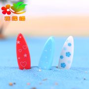 Customizable Decorative Ornament Mediterranean Style Resin Craft Small Beach Accessory Customized Surfboard Design - Image 3