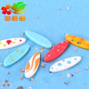 Customizable Decorative Ornament Mediterranean Style Resin Craft Small Beach Accessory Customized Surfboard Design - Image 2