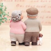 Creative Customizable Decorative Ornaments Lovers Walking Together Night Lamp Grandpa Grandma Figurine Wedding Birthday Gifts - Image 4