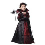 万圣节cosplay服装角色扮演化装舞会服装女童公主裙吸血鬼毒皇后 - Image 2