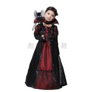 万圣节cosplay服装角色扮演化装舞会服装女童公主裙吸血鬼毒皇后 - Image 3