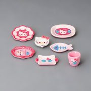 Katie Resin Mini Dining Set Pink Cat Accessories Customizable Decorative Ornaments Microscale Food Toys Display DIY Handmade Material Kit - Image 3