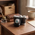 Retro Creative Resin Craft Camera Decorative Ornaments Customizable Home Living Room Office Desktop Decorations