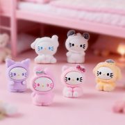 New Cute Cartoon Flocking Resin Miniature Figurine Customizable Decorative Ornament Trendy Creative Cultural DIY Accessory - Image 2