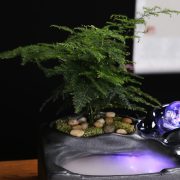 Creative Flowing Water Fountain Ornament Office Desktop Tea Table Decorative Wealth Attracting Small Figurine Opening Gift - Image 4