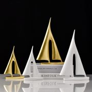 Customizable Decorative Resin Ornament Simple Creative Sailboat Design Ideal for Living Room Home Decoration Premium Feel - Image 4