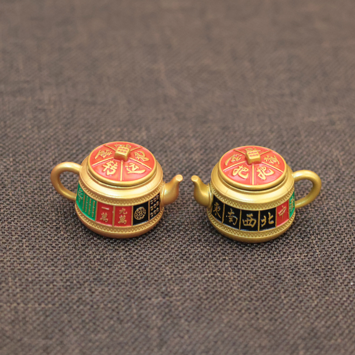 O1CN010gwIr31lHhqs6Ange_2217185664794-0-cib.jpg New Mini Creative Desktop Mahjong Set Metal Craftsmanship Decorative Display Custom Metal Medal Badge Twelve Zodiacs Design - Image 1