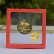 Mao Zedong Portrait Badge Collectible Commemorative Metal Medal Tiananmen Service For The People Chest Badge In Transparent Red Box - Image 3