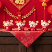 New Year Creative Q Version Little Wealth God Resin DIY Craft Decorative Ornaments Customizable Home Car Desktop Decoration Accessories - Image 2