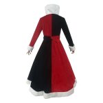 Red Heart Queen Cosplay Costume Adult Stage Performance European Style Formal Dress Alice In Wonderland Theme