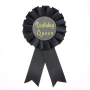 Birthday Girl Queen Badge Custom Metal Medal Ribbon Design Iron Material Party Supplies For Girls Celebration - Image 4