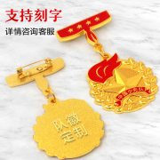 Red Scarf Award Personal Star Badge Metal Custom Medal Pin for Pioneer Cadet Torch Emblem Silver Gold Color Commendation - Image 4