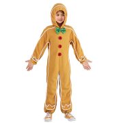 Children's Gingerbread Man Performance Costume Elementary School Pancake Hero Performance Outfit Cartoon Animal Stage Props - Image 3