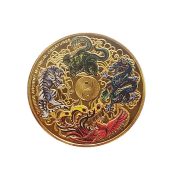 Custom Metal Medal Badge Premium Quality Metal Craft Gift Ornament with 3D Color Printing Depicting Mythical Beasts - Image 5