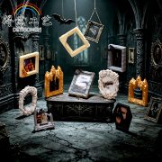 Dark Horror Film Photo Frame Decorative Ornaments Customizable Resin Craft Ghost House Scene Desktop Accessories Blind Box - Image 5