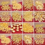 Miniature Alloy Golden Bar Rice Gold Coin Copper Coin Abacus Decoration Craftwork Display Item Wholesale Custom Metal Medal Badge